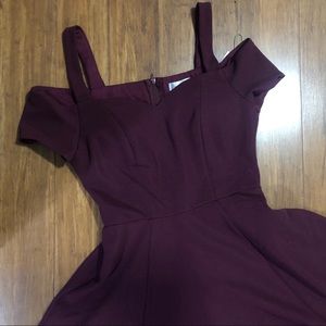 DARK PURPLE/ MAROON HOMECOMING DRESS NWT💜❤️